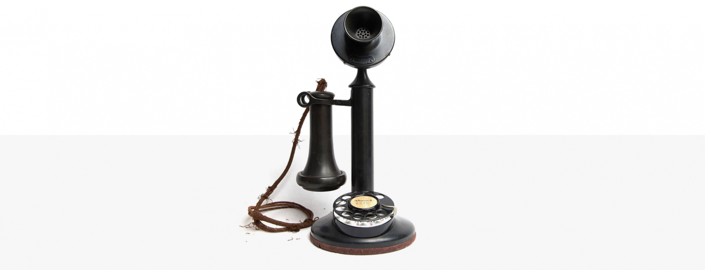 Bluetooth candlestick phone Sander Rietdijk